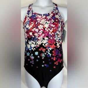 NWT Aquabelle Floral Swimsuit